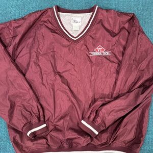 VINTAGE Virginia Tech Windbreaker Pull Over Jacket XL VTech College Football